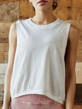 NWT Free People Movement White Workout Top Size S